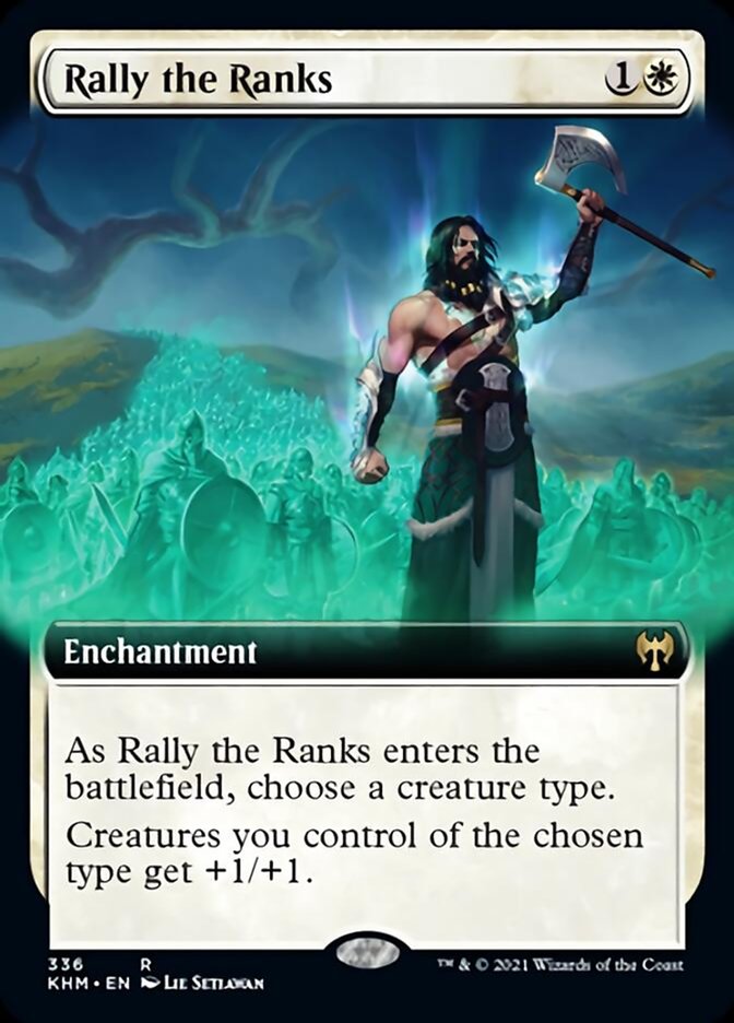 Rally the Ranks (Extended Art) [Kaldheim] | Pegasus Games WI