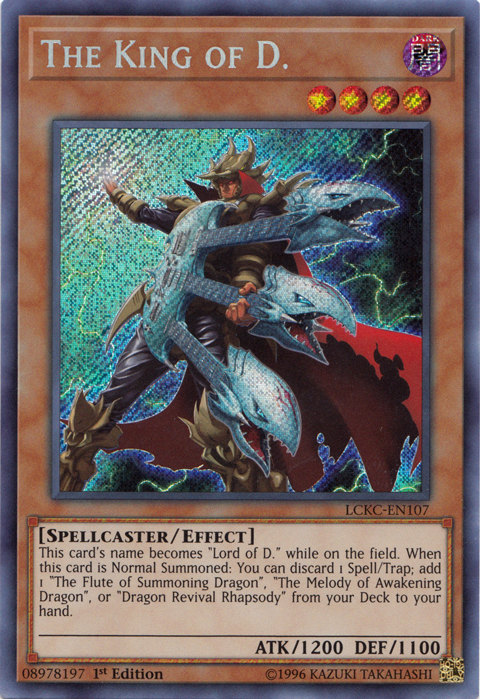 The King of D. [LCKC-EN107] Secret Rare | Pegasus Games WI