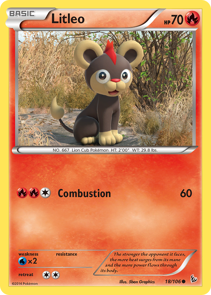 Litleo (18/106) [XY: Flashfire] | Pegasus Games WI