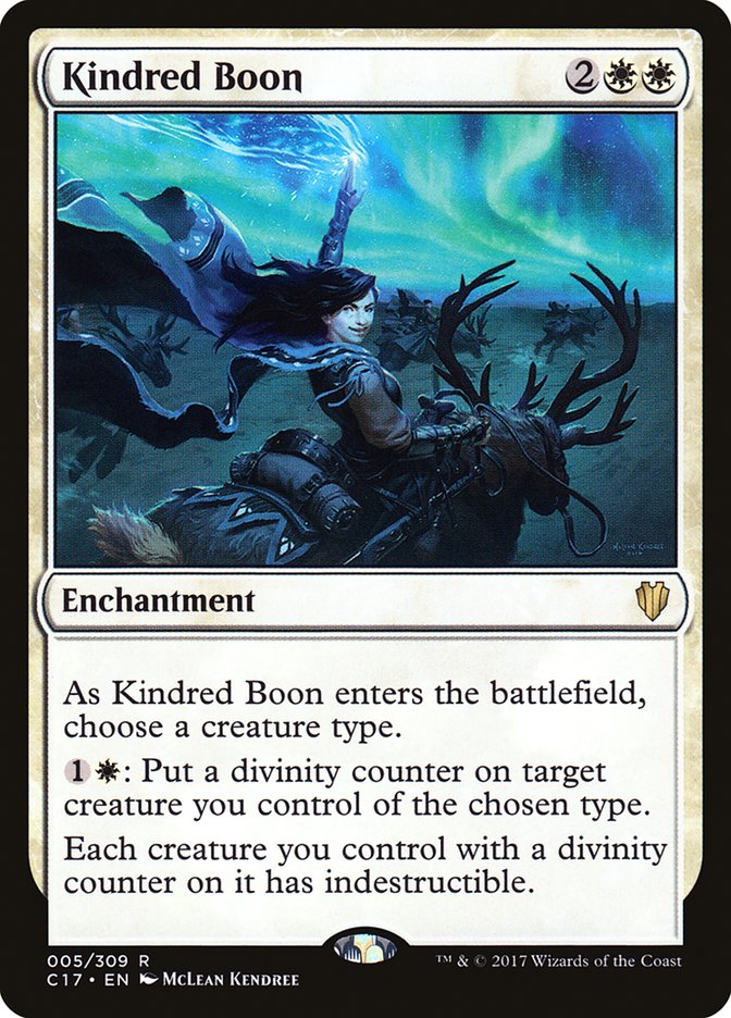 Kindred Boon [Commander 2017] | Pegasus Games WI