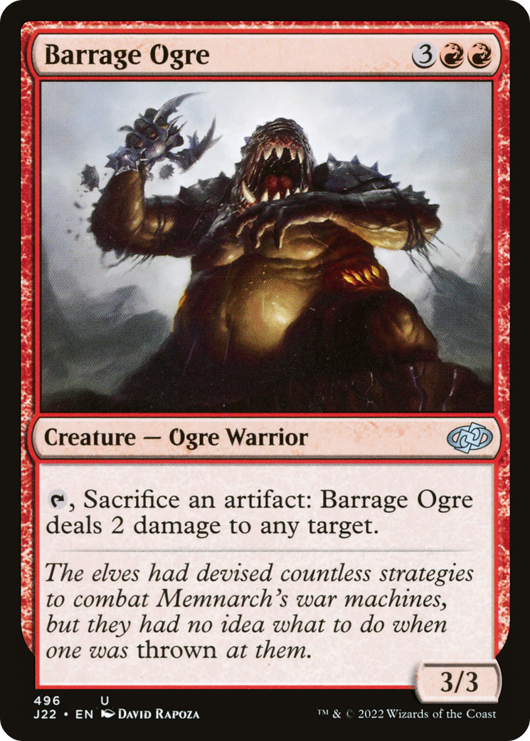 Barrage Ogre [Jumpstart 2022] | Pegasus Games WI