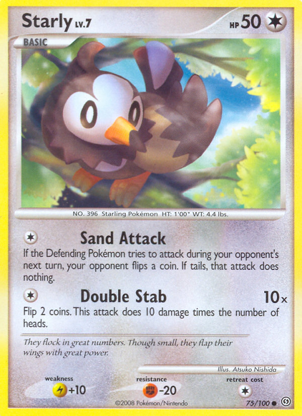 Starly (75/100) [Diamond & Pearl: Stormfront] | Pegasus Games WI