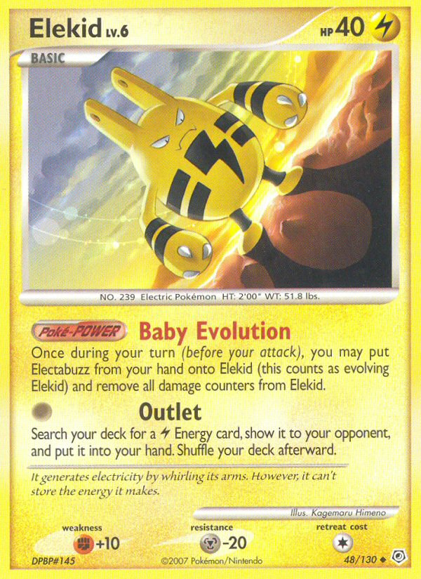Elekid (48/130) [Diamond & Pearl: Base Set] | Pegasus Games WI