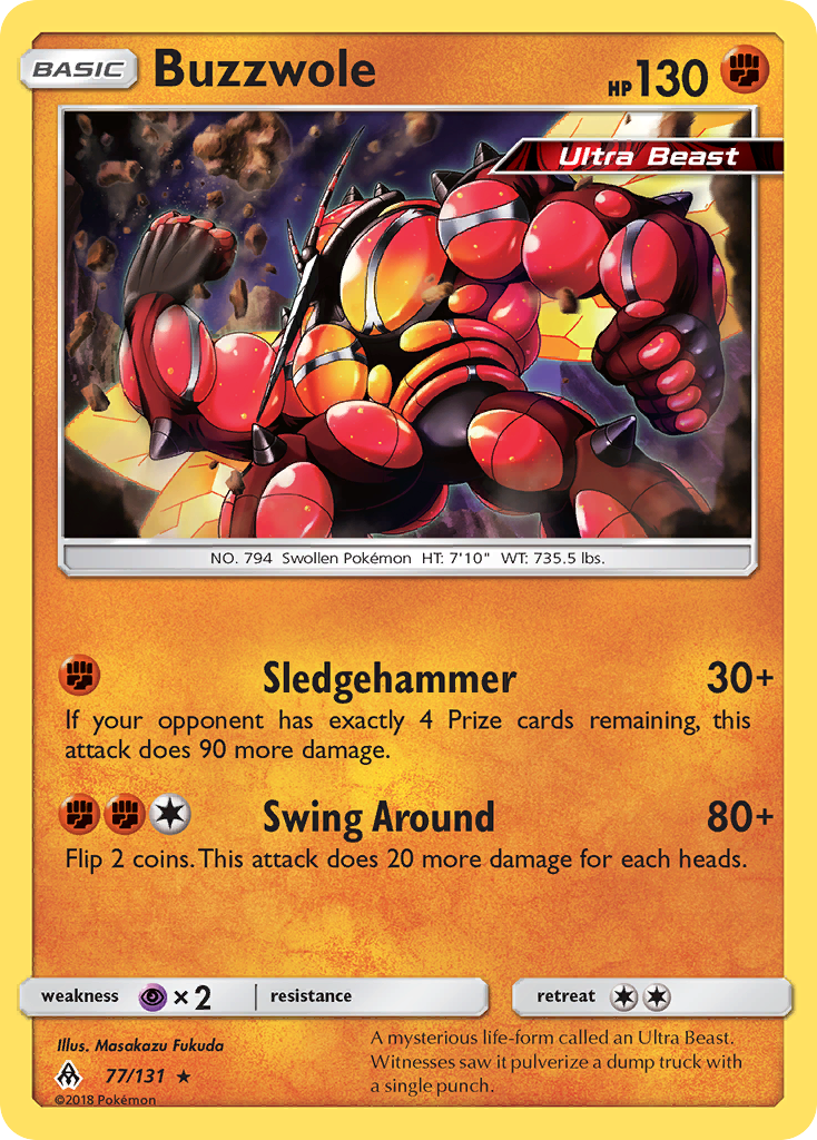 Buzzwole (77/131) [Sun & Moon: Forbidden Light] | Pegasus Games WI