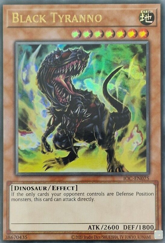 Black Tyranno (25th Anniversary) [IOC-EN075] Ultra Rare | Pegasus Games WI