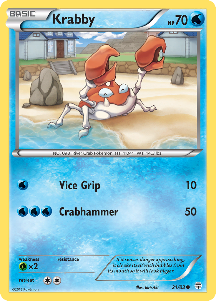 Krabby (21/83) [XY: Generations] | Pegasus Games WI