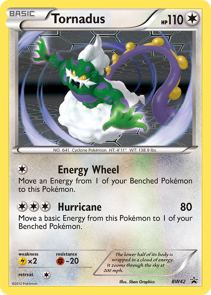 Tornadus (BW42) [Black & White: Black Star Promos] | Pegasus Games WI