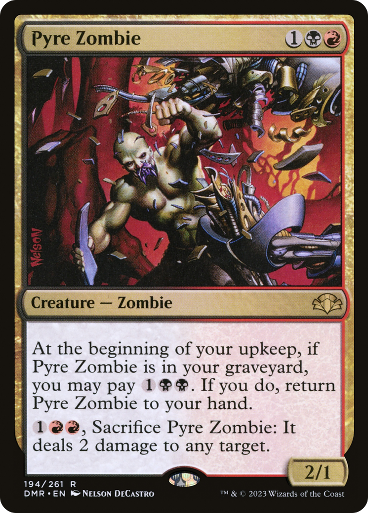 Pyre Zombie [Dominaria Remastered] | Pegasus Games WI