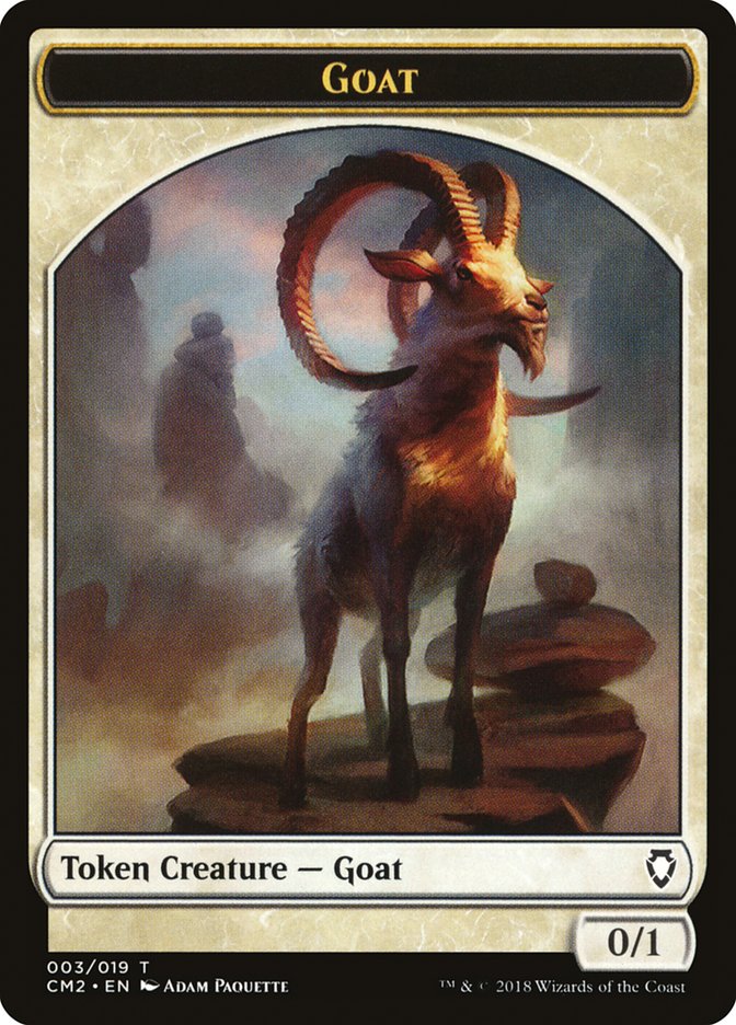 Goat Token [Commander Anthology Volume II Tokens] | Pegasus Games WI