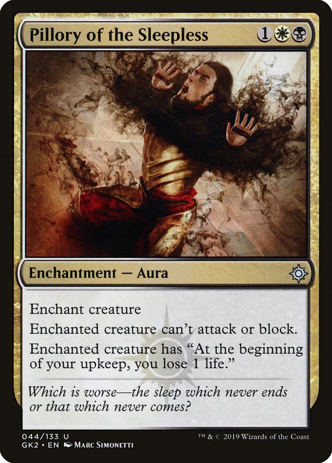 Pillory of the Sleepless [Ravnica Allegiance Guild Kit] | Pegasus Games WI