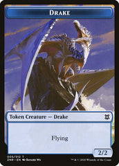 Construct // Drake Double-Sided Token [Zendikar Rising Tokens] | Pegasus Games WI