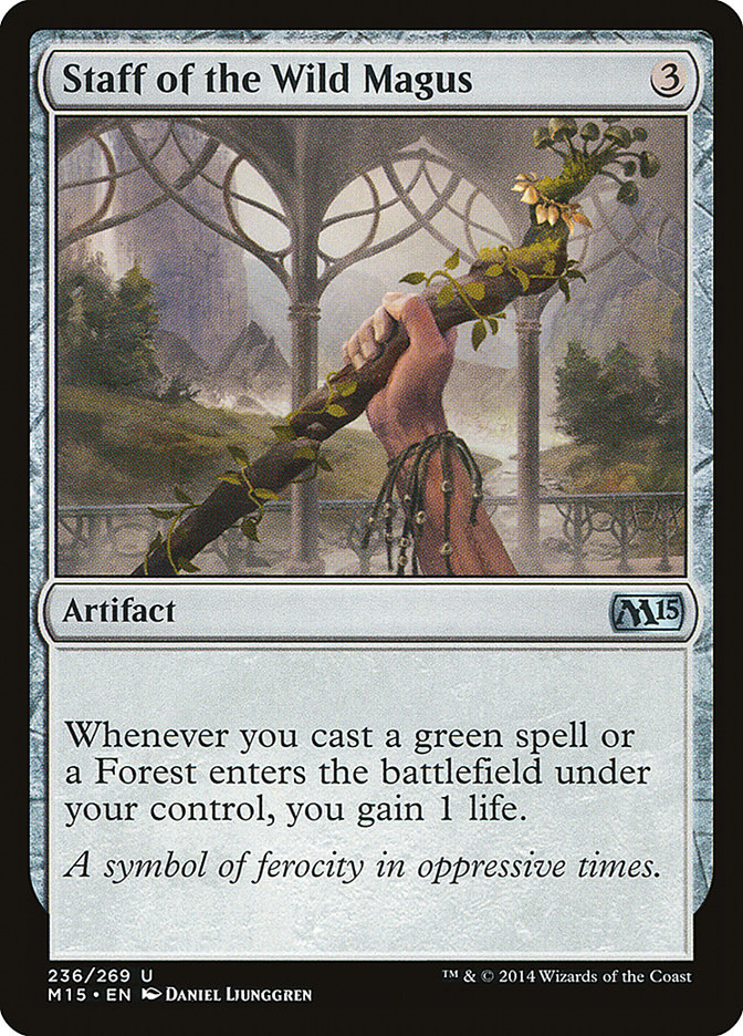 Staff of the Wild Magus [Magic 2015] | Pegasus Games WI