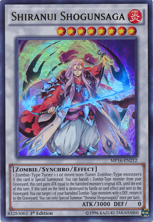 Shiranui Shogunsaga [MP16-EN212] Ultra Rare | Pegasus Games WI