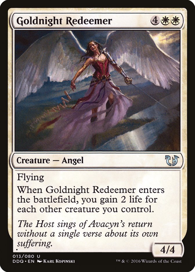 Goldnight Redeemer [Duel Decks: Blessed vs. Cursed] | Pegasus Games WI