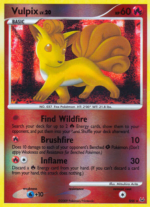 Vulpix (SH6) [Platinum: Base Set] | Pegasus Games WI