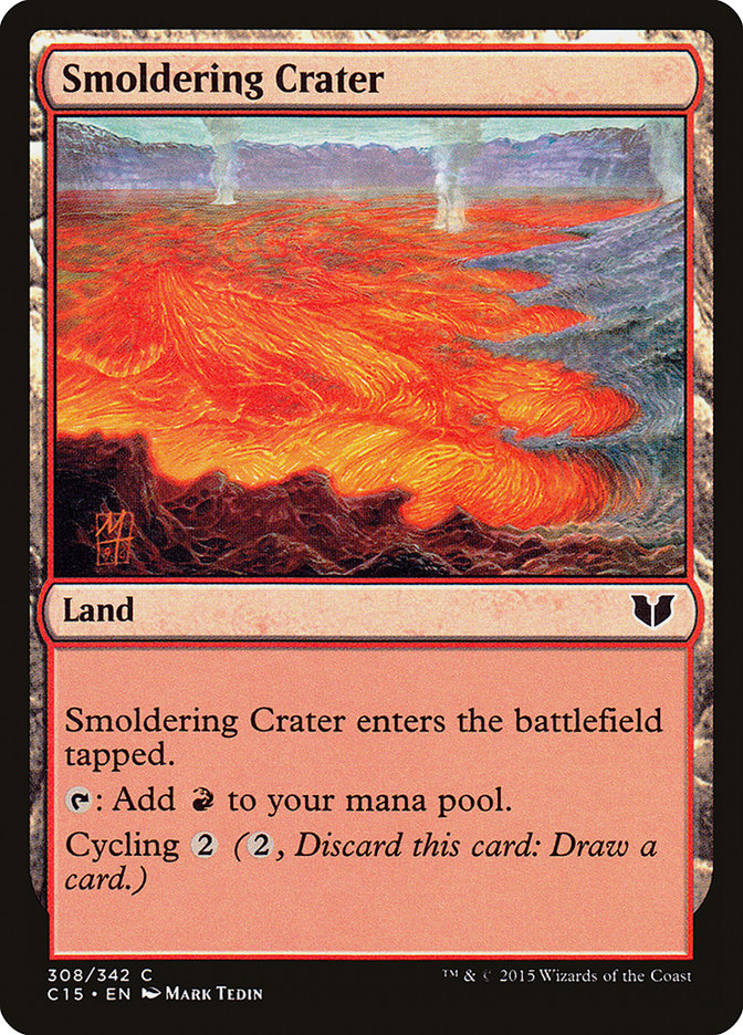 Smoldering Crater [Commander 2015] | Pegasus Games WI