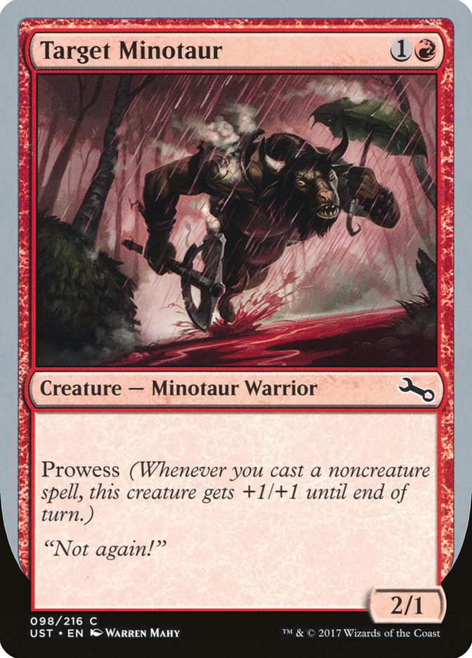 Target Minotaur (Rain Art) [Unstable] | Pegasus Games WI