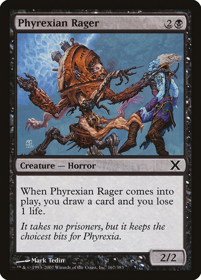 Phyrexian Rager [Tenth Edition] | Pegasus Games WI