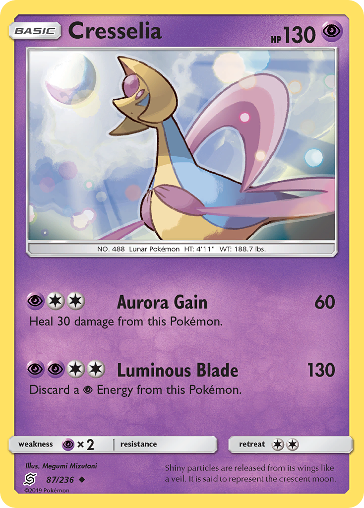 Cresselia (87/236) [Sun & Moon: Unified Minds] | Pegasus Games WI