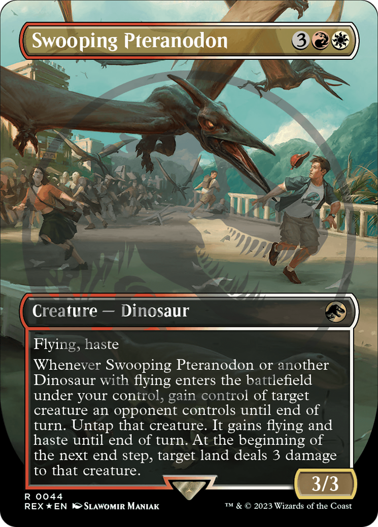 Swooping Pteranodon Emblem (Borderless) [Jurassic World Collection Tokens] | Pegasus Games WI