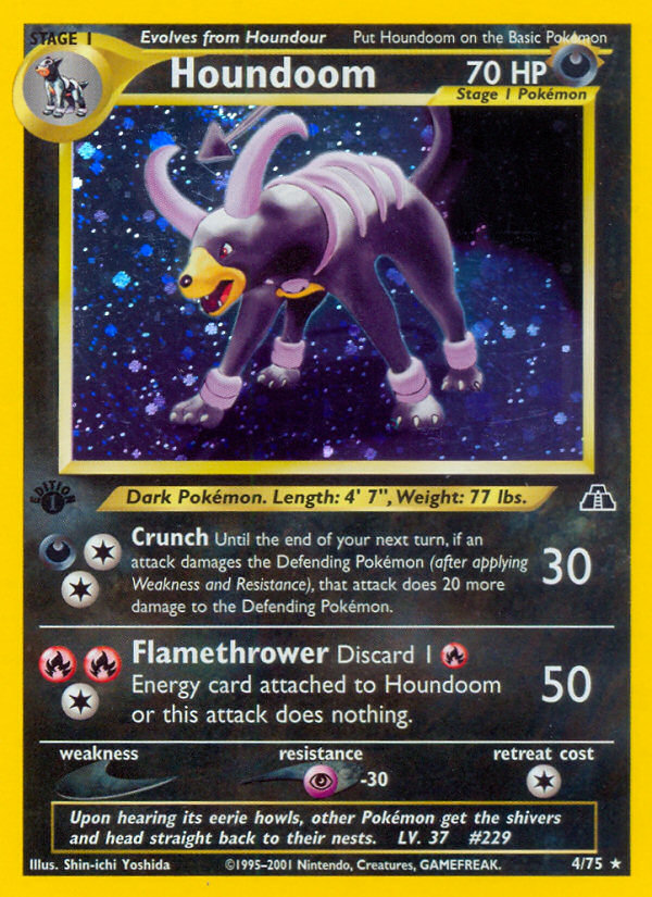 Houndoom (4/75) [Neo Discovery 1st Edition] | Pegasus Games WI