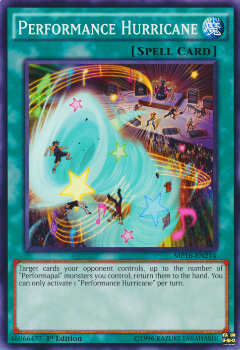 Performance Hurricane [MP16-EN214] Common | Pegasus Games WI