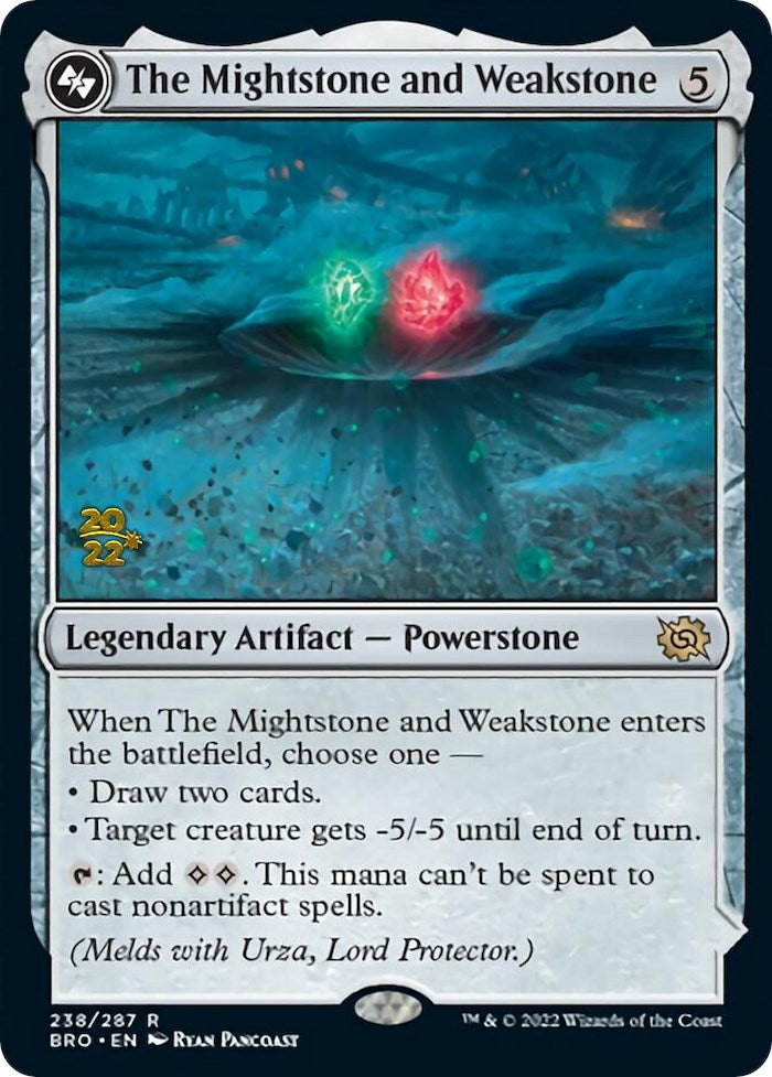 The Mightstone and Weakstone [The Brothers' War Prerelease Promos] | Pegasus Games WI