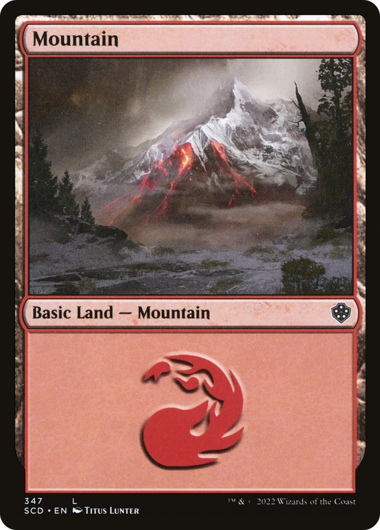 Mountain (347) [Starter Commander Decks] | Pegasus Games WI