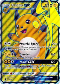 Raichu GX (SM90) (Jumbo Card) [Sun & Moon: Black Star Promos] | Pegasus Games WI