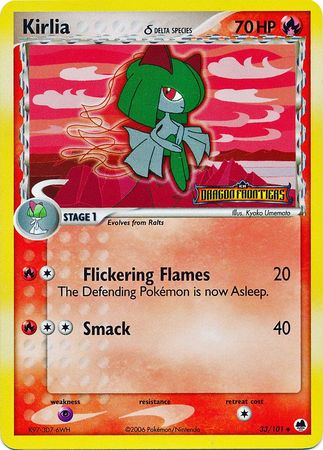 Kirlia (33/101) (Delta Species) (Stamped) [EX: Dragon Frontiers] | Pegasus Games WI