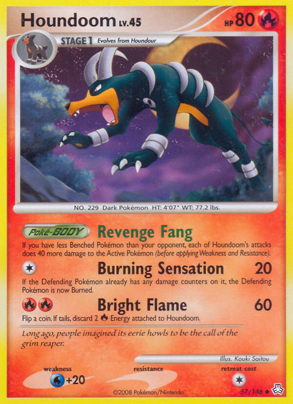 Houndoom (57/146) [Diamond & Pearl: Legends Awakened] | Pegasus Games WI