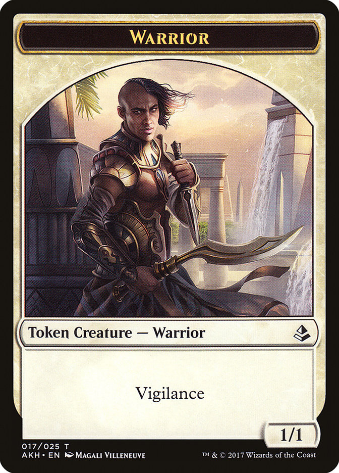 Warrior Token [Amonkhet Tokens] | Pegasus Games WI