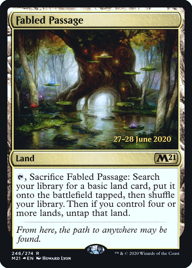 Fabled Passage [Core Set 2021 Prerelease Promos] | Pegasus Games WI