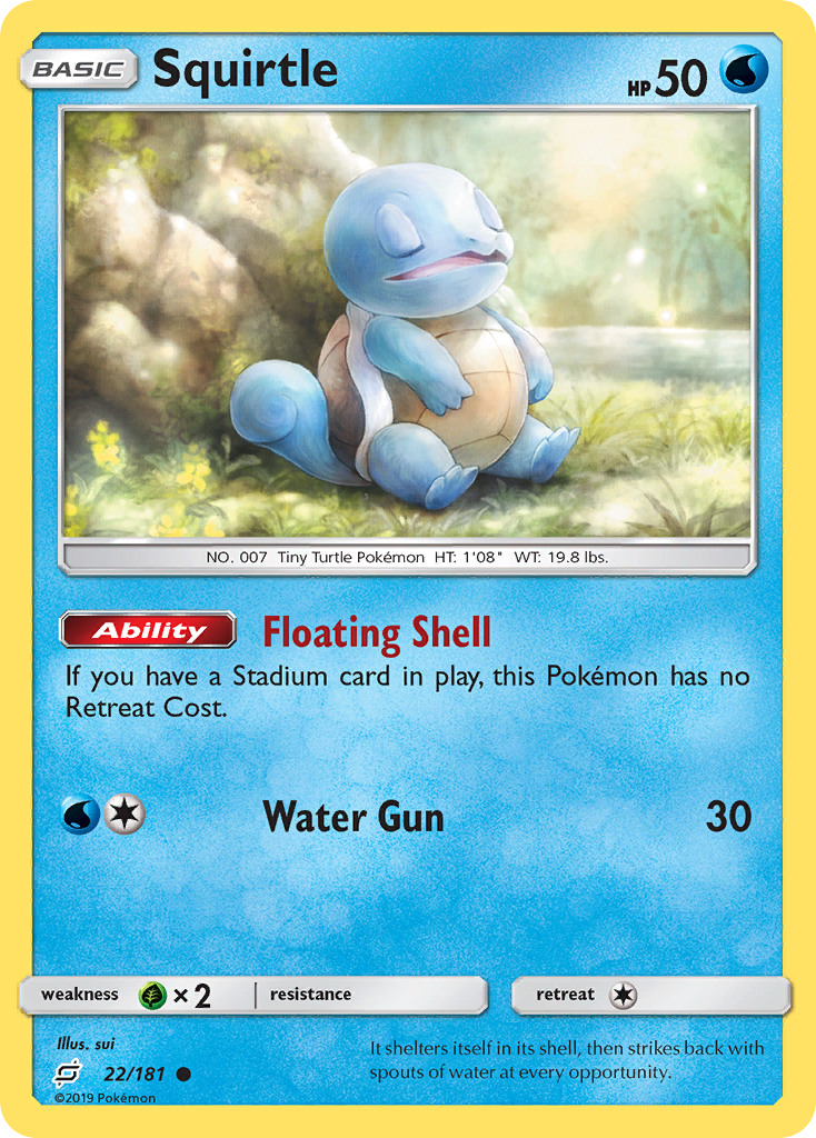 Squirtle (22/181) [Sun & Moon: Team Up] | Pegasus Games WI