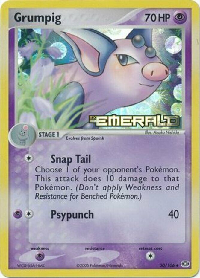 Grumpig (30/106) (Stamped) [EX: Emerald] | Pegasus Games WI