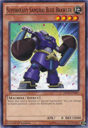 Superheavy Samurai Blue Brawler [MP15-EN067] Common | Pegasus Games WI