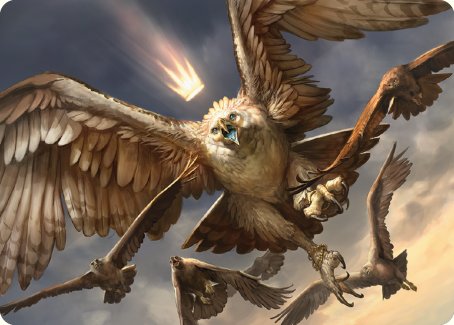 Gwaihir, Greatest of the Eagles Art Card [The Lord of the Rings: Tales of Middle-earth Art Series] | Pegasus Games WI