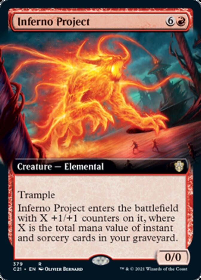 Inferno Project (Extended Art) [Commander 2021] | Pegasus Games WI
