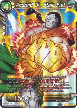 Android 14, Stoic Fist (Reprint) (BT9-057) [Battle Evolution Booster] | Pegasus Games WI