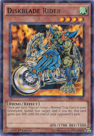 Diskblade Rider (Shatterfoil) [BP03-EN043] Rare | Pegasus Games WI