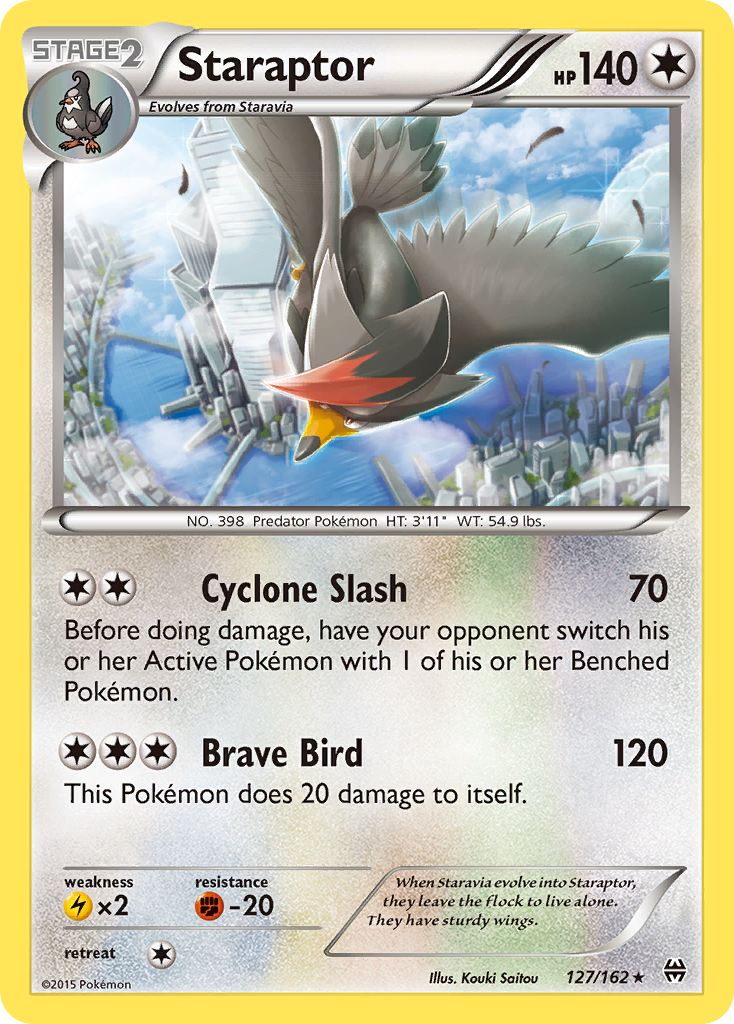 Staraptor (127/162) [XY: BREAKthrough] | Pegasus Games WI