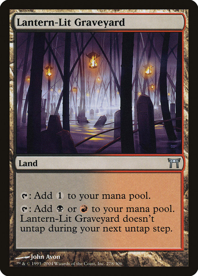 Lantern-Lit Graveyard [Champions of Kamigawa] | Pegasus Games WI