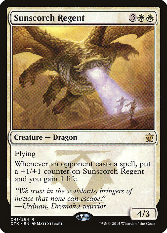 Sunscorch Regent [Dragons of Tarkir] | Pegasus Games WI