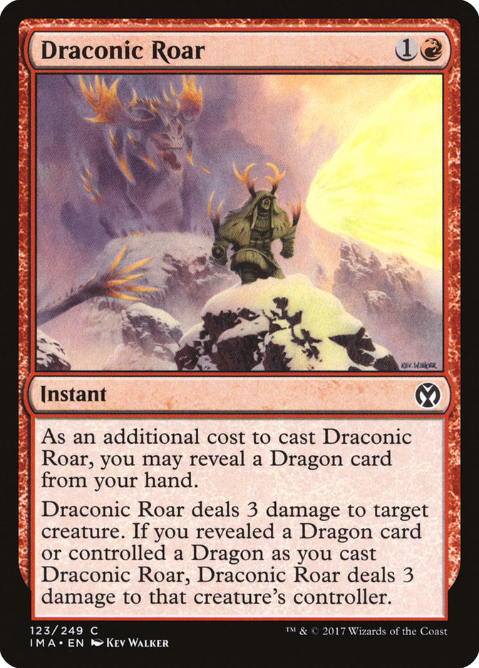 Draconic Roar [Iconic Masters] | Pegasus Games WI