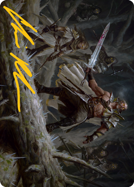 Tovolar, Dire Overlord 1 Art Card (Gold-Stamped Signature) [Innistrad: Midnight Hunt Art Series] | Pegasus Games WI