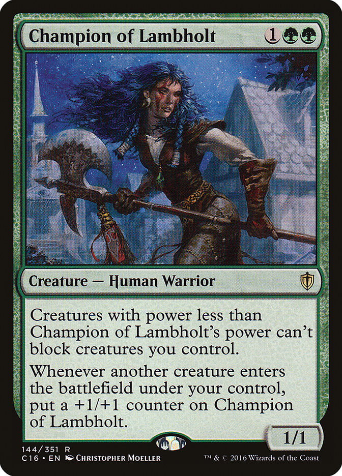 Champion of Lambholt [Commander 2016] | Pegasus Games WI