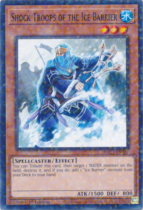 Shock Troops of the Ice Barrier (Duel Terminal) [HAC1-EN037] Common | Pegasus Games WI