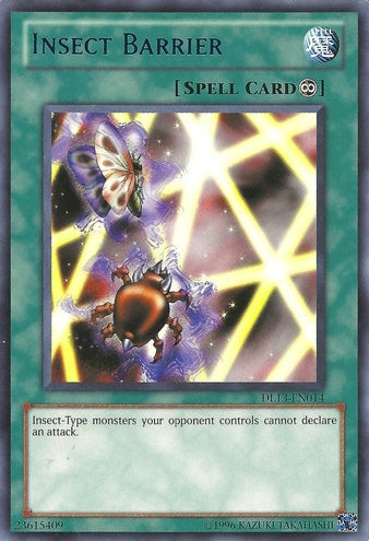 Insect Barrier (Blue) [DL13-EN014] Rare | Pegasus Games WI
