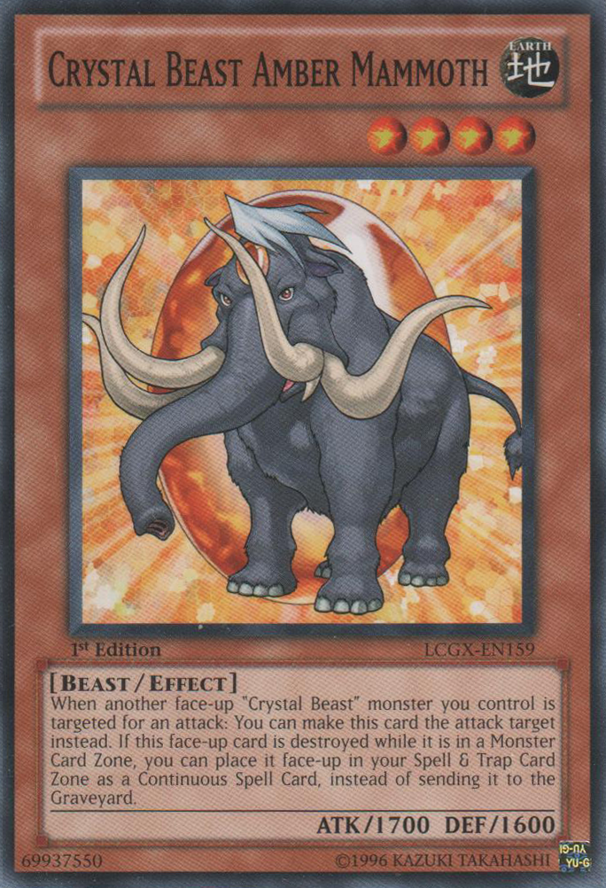 Crystal Beast Amber Mammoth [LCGX-EN159] Common | Pegasus Games WI