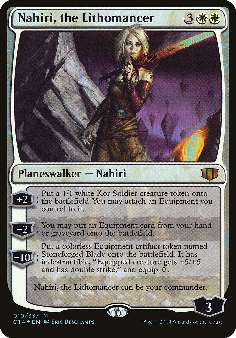 Nahiri, the Lithomancer (Oversized) [Commander 2014 Oversized] | Pegasus Games WI